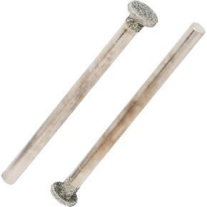 10pcs 3mmx1.2mmx10mm T Shape Head Diamond Grinding Burr Drill Bits for Grinding, Polishing, Engraving