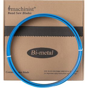 Imachinist S115121812 M42 115-1/2" (115.5 Inch) x 1" x 0.035" x 8/12 TPI M42 Bi-Metal Bandsaw Blades for Cutting Metal, Variable Teeth