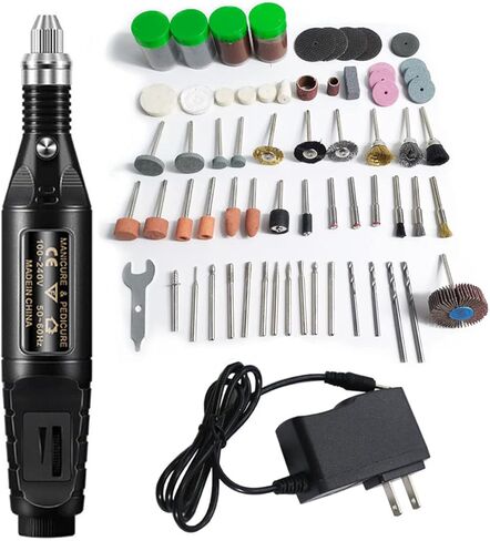 مجموعة أدوات دوارة، مجموعة أدوات قلم النقش، قلم حفر صغير سلكي متعدد الوظائف، مجوهرات يدوية مصنوعة من الزجاج المنحوت، مجموعة مثقاب كهربائي in Kuwait