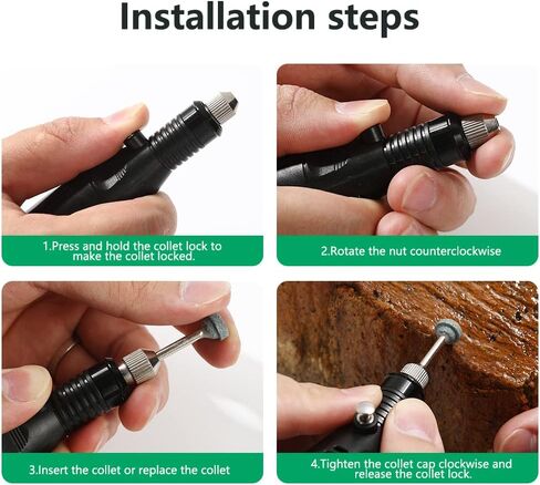 مجموعة أدوات دوارة، مجموعة أدوات قلم النقش، قلم حفر صغير سلكي متعدد الوظائف، مجوهرات يدوية مصنوعة من الزجاج المنحوت، مجموعة مثقاب كهربائي in Kuwait