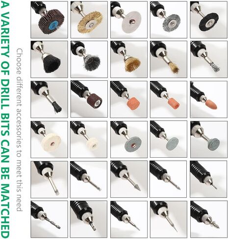 مجموعة أدوات دوارة، مجموعة أدوات قلم النقش، قلم حفر صغير سلكي متعدد الوظائف، مجوهرات يدوية مصنوعة من الزجاج المنحوت، مجموعة مثقاب كهربائي in Kuwait