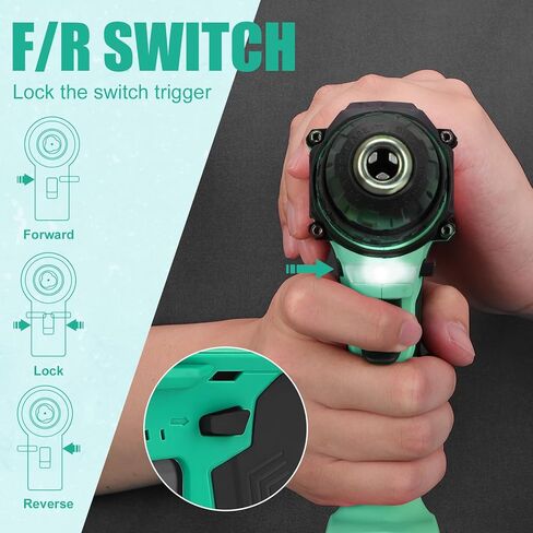 كومو وير مثقاب لاسلكي 20 فولت، مجموعة مثقاب كهربائي مع بطارية واحدة وشاحن in Kuwait