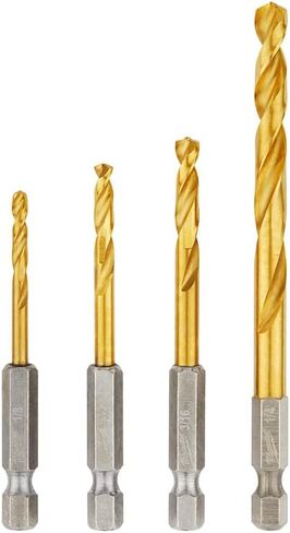 MILWAUKEE ELECTRIC TOOL 48-89-4644 Drill Bit Red Helix 4 Piece Set in Saudi Arabia