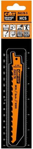 CMT USA, Inc. JS617K-5 CMT 3 TPI HCS Reciprocating Saw Blades for Wood (5 Pack), 5" in Saudi Arabia