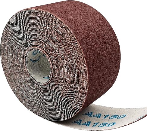 120 Grit Sandpaper Roll 2" x 32.8 Feet Emery Cloth Roll Abrasive Sand Paper Roll for Wood Furniture Metal in Kuwait