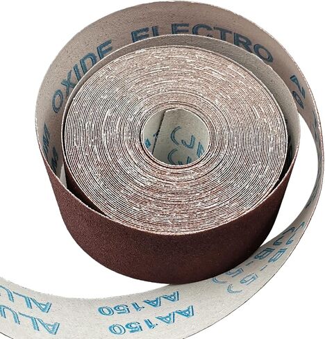 120 Grit Sandpaper Roll 2" x 32.8 Feet Emery Cloth Roll Abrasive Sand Paper Roll for Wood Furniture Metal in Kuwait