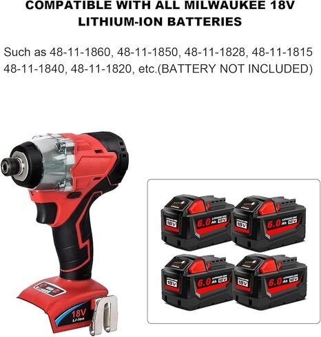 يكس-بر مثقاب كهربائي لاسلكي يعمل بالطاقة من ميلووكي 18 فولت ليثيوم ايون، عزم دوران 3097 انش، ادوات مثقاب صغير بدون فرشاة لتحسين المنزل (الأداة فقط) in Kuwait