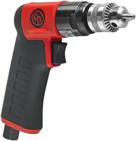 Chicago Pneumatic CP7300C - Air Power Drill, 1/4 Inch (6.5 mm), Keyed Chuck, Pistol Handle, 0.31 HP / 230 W, Stall Torque 1.9 ft. lbf / 2.6 NM, 3300 RPM, Hand Drill, Power Tools & Home Improvement in Saudi Arabia