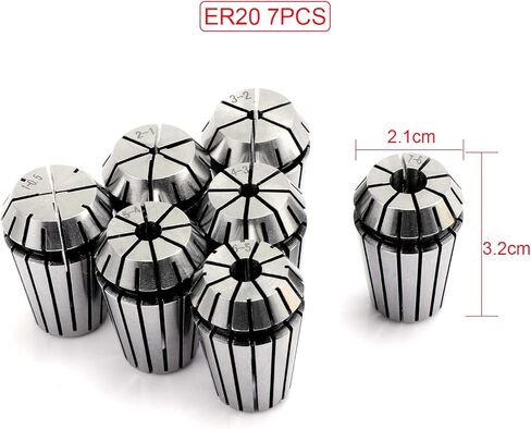 مجموعة مطاردة الربيع 7 قطع من إيسوميك، لآلة النقش وأداة المطاحن 1-7 ملم in Kuwait