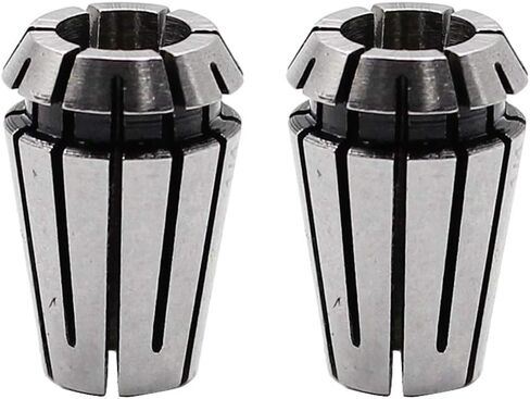 توهيا حلقة زنبركية ER11 مقاس 1/4 انش، ظرف حلقة ER11 عالي الدقة لالة النقش سي ان سي واداة مخرطة الطحن - عبوة من قطعتين in Kuwait