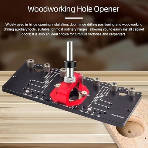 مفصلات خزانة الباب المخفية، 35 مم من سبائك الألومنيوم بمفصلات نقر، محدد موقع دليل حفر ثقب النجارة لتركيب الخزانة والباب in Kuwait