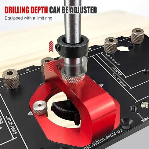 مفصلات خزانة الباب المخفية، 35 مم من سبائك الألومنيوم بمفصلات نقر، محدد موقع دليل حفر ثقب النجارة لتركيب الخزانة والباب in Kuwait