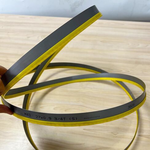 M42 Bi-Metal Band Saw Blade, 162" Length, 1.34" Width, 0.043" Thick Regular Tooth, Raker Set, Positive Rake, 4-6 TPI in Kuwait