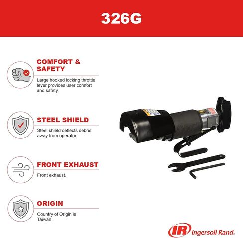 Ingersoll Rand 326G Cut-Off Air Tool, 3" Wheel, 20000rpm in Saudi Arabia