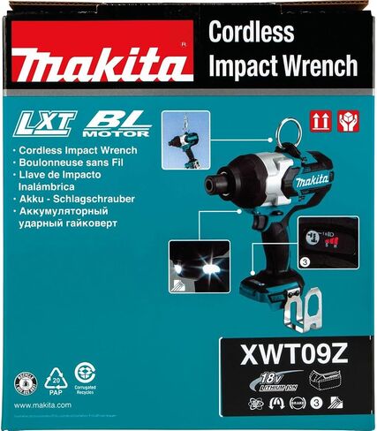 Makita XWT09Z LXT Lithium-Ion Brushless Cordless High Torque Hex Impact Wrench, 18V/7/16" in Saudi Arabia