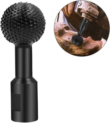 رأس طحن دوار من Jiaroutk Sphere، رأس طحن لتلميع الخشب وتلميع الحفر ورأس طحن الكرة لطاحونة زاوية 100/115/125 (14 مم) in Kuwait