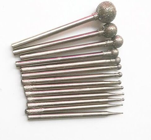 MoMark 2.35mm عرقوب الاستدارة رئيس الماس طحن لدغ لقم الثقب مجموعات لأدوات دريمل الدوارة in Kuwait