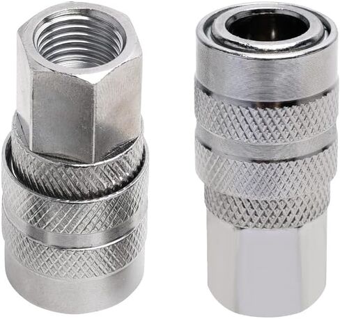 DOTOOL Air Coupler and Plug Kit 1/4" NPT Quick Connect Accessories 5 Pieces Air Compressor Hose Accessories Fittings in Kuwait