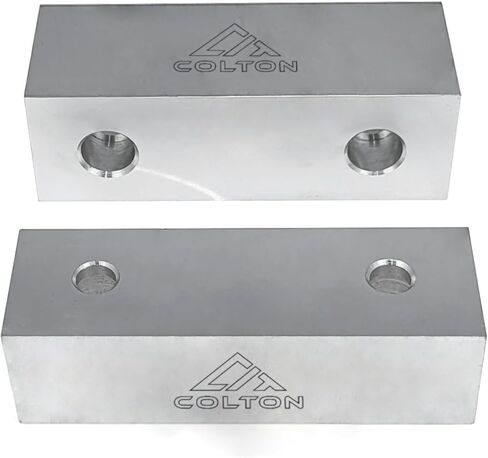 كولتون للأدوات الصناعية 51320 | زوج قياسي من الفك الملزمة المصنوعة من الألومنيوم مقاس 6 × 2 بوصة (6-1/8 × 2 × 2) in Kuwait