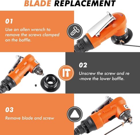 الة شطب هوائية صغيرة محمولة باليد تعمل بالهواء المضغوط 1/4 انش 45 درجة in Kuwait