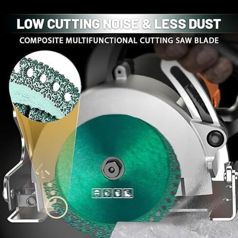 (3 قطع) قرص غير قابل للتدمير لشفرة منشار القطع المركبة متعددة الوظائف، شفرة منشار دائري ماسية رفيعة جدًا لطاحونة الزوايا in Kuwait