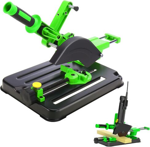 WerkWeit Angle Grinder Stand Universal Fixed Angle Grinder Holder 45 Degree Clamp Angle Grinder Bracket with Slide Handle Adjustable Grinder Holder for 100-125 Angle Grinder Support in Kuwait