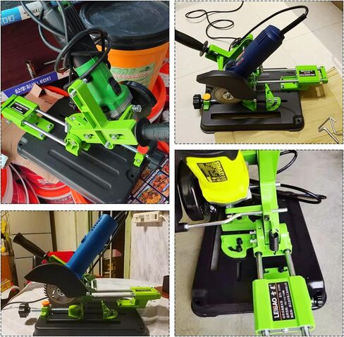 WerkWeit Angle Grinder Stand Universal Fixed Angle Grinder Holder 45 Degree Clamp Angle Grinder Bracket with Slide Handle Adjustable Grinder Holder for 100-125 Angle Grinder Support in Kuwait