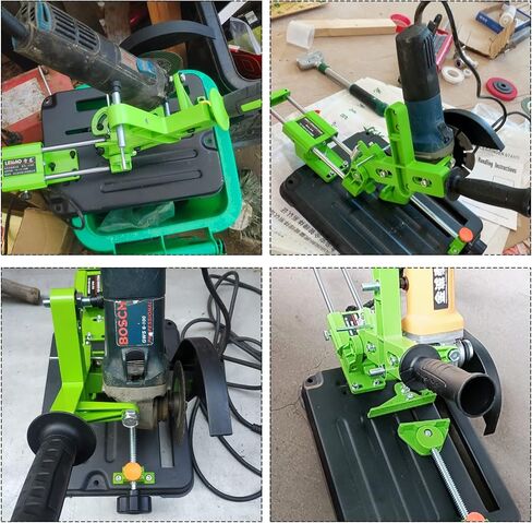 WerkWeit Angle Grinder Stand Universal Fixed Angle Grinder Holder 45 Degree Clamp Angle Grinder Bracket with Slide Handle Adjustable Grinder Holder for 100-125 Angle Grinder Support in Kuwait