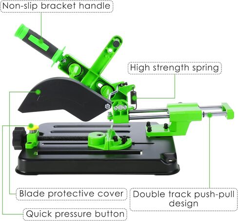 WerkWeit Angle Grinder Stand Universal Fixed Angle Grinder Holder 45 Degree Clamp Angle Grinder Bracket with Slide Handle Adjustable Grinder Holder for 100-125 Angle Grinder Support in Kuwait
