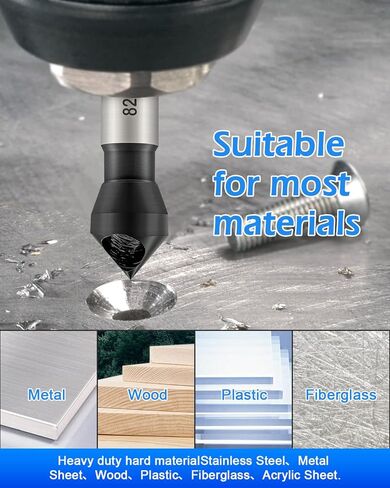 لقمة مثقاب غاطسة، لقمة غاطسة من فولاذ الكوبالت ذات طرف واحد مع لمسة نهائية من طلاء TiAlN للمعادن الصلبة، زاوية نقطة 82 درجة، ساق مستديرة 3/8 بوصة، قطر الجسم 1/2 بوصة in Kuwait