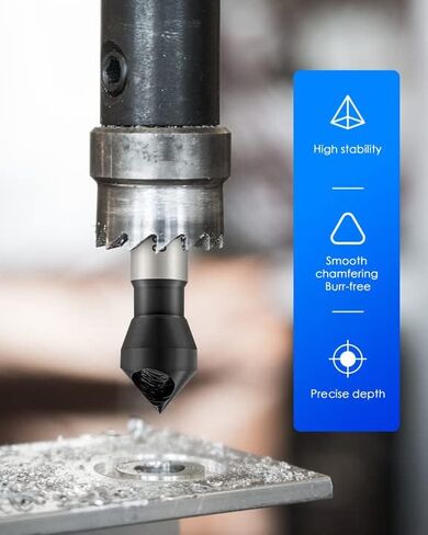 لقمة مثقاب غاطسة، لقمة غاطسة من فولاذ الكوبالت ذات طرف واحد مع لمسة نهائية من طلاء TiAlN للمعادن الصلبة، زاوية نقطة 82 درجة، ساق مستديرة 3/8 بوصة، قطر الجسم 1/2 بوصة in Kuwait