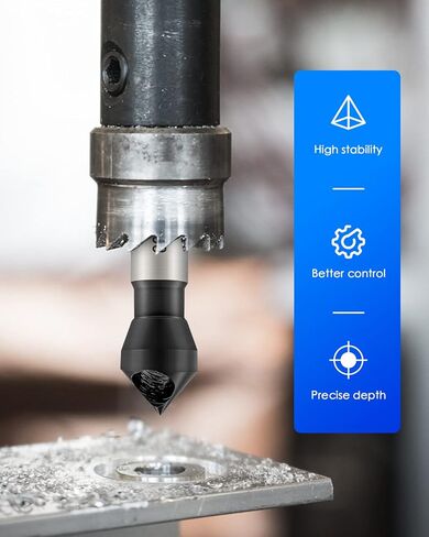 لقمة مثقاب غاطسة، لقمة غاطسة من فولاذ الكوبالت ذات طرف واحد مع لمسة نهائية من طلاء TiAlN للمعادن الصلبة، زاوية نقطة 82 درجة، ساق مستديرة 3/8 بوصة، قطر الجسم 1/2 بوصة in Kuwait
