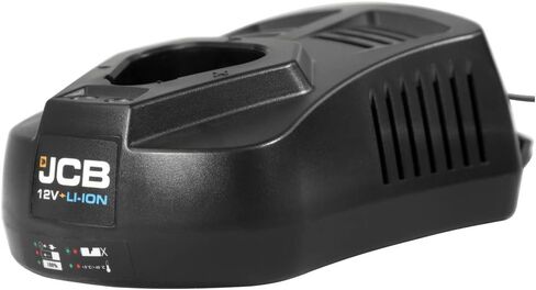 JCB Tools - 12 فولت لاسلكي مدمج مثقاب أداة طاقة - 2 × 1.5 أمبير شاحن وبطاريات - لتحسين المنزل ومجموعات الأدوات والحفر والمفك الكهربائي (JCB-12DD-15) in Saudi Arabia