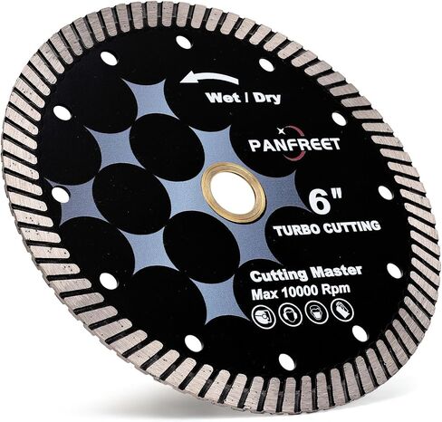5Pcs PANFEEET Granite Turbo Blade 6 ",Diamond Saw Blade for Granite in Saudi Arabia