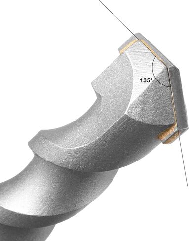uxcell Masonry Drill Bit 12mm x 160mm Carbide Tipped Rotary Hammer Bit 9mm Round Shank for Impact Drill in Saudi Arabia