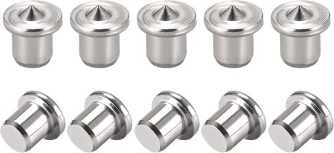 uxcell 5/16 Drill Center for Dowel and Tenon Chrome Plated Steel 8mm Woodworking Doweling Centering Transfer Plugs 10 Pcs in Kuwait