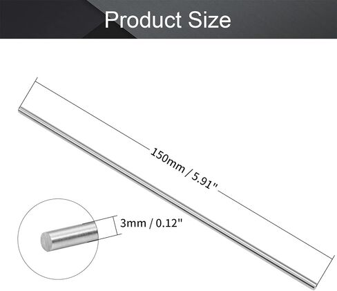 Utoolmart Round Steel Rod 16mm HSS Lathe Bar Stock Tool 150mm Long for Shaft Gear Drill Lathes Boring Machine Turning Miniature Axle Cylindrical Pin DIY Craft Tool in Kuwait