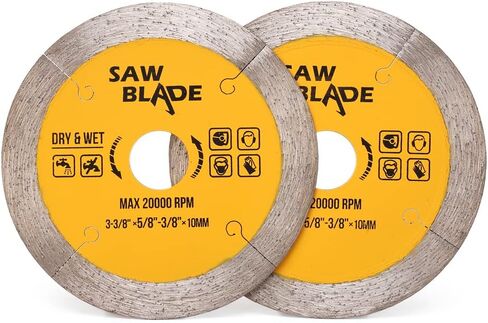 Panfreet 2Pcs/Lot 3-3/8" Super Thin J Slot Diamond Porcelain Tile Cutting Blade in Saudi Arabia