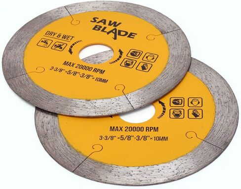 Panfreet 2Pcs/Lot 3-3/8" Super Thin J Slot Diamond Porcelain Tile Cutting Blade in Saudi Arabia