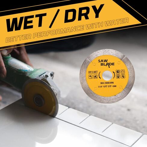 Panfreet 2Pcs/Lot 3-3/8" Super Thin J Slot Diamond Porcelain Tile Cutting Blade in Saudi Arabia