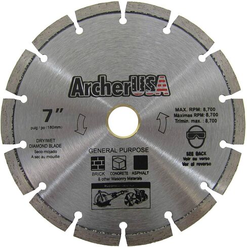 Archer Pro 20" in. General Purpose Diamond Saw Blades for Fast Cutting Concrete, Stone, Masonry, Pavers, Bricks, Blocks in Saudi Arabia