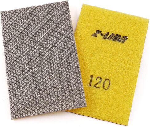 Z-Lion Diamond Abrasive Paper Sheets Diamond Sandpaper Nylon Back for Sanding Stone Glass Ceramic(4pcs/Set) in Saudi Arabia