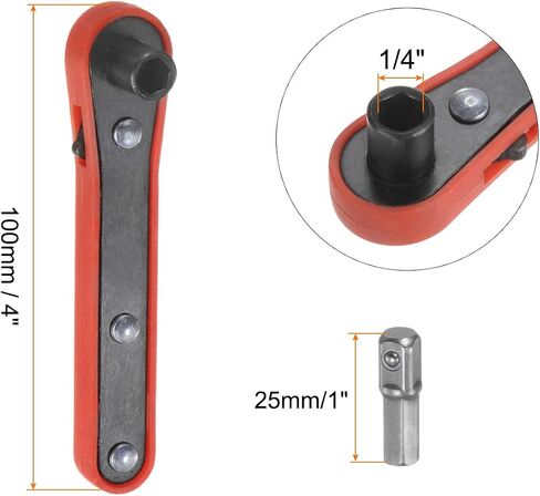 HARFINGTON 11 in 1 Screwdriver Bit Set 1/4" Hex Shank Torx Slotted Phillips Pozi Bit Set with 6 Point Mini Ratchet Wrench in Saudi Arabia