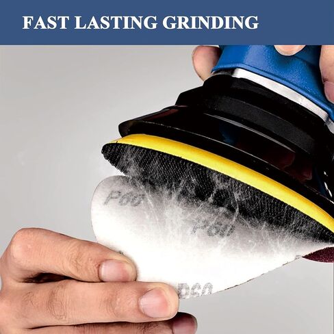 10 قطع أقراص صنفرة مقاس 9 بوصة/225 مم، 80 حبيبة 10 فتحات بخطاف وحلقة أقراص صنفرة لصنفرة الحوائط الجافة in Kuwait