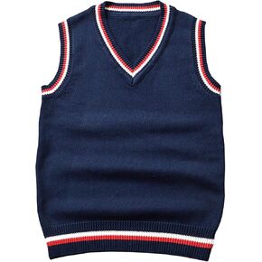 Locachy Women's Slim V Neck Sleeveless Sweater Vest Cable Knit Pullover Sweater in Saudi Arabia