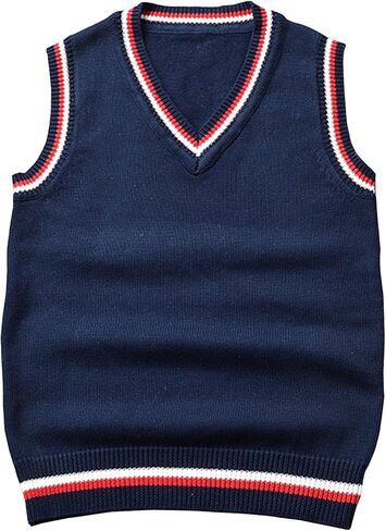 Locachy Women's Slim V Neck Sleeveless Sweater Vest Cable Knit Pullover Sweater in Saudi Arabia