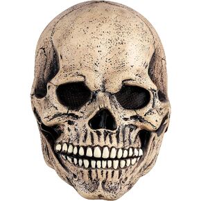 قناع هالوين متحرك فك لكامل الرأس قناع الجمجمة الرعب خوذة شبح قناع الوجه أقنعة مخيفة للبالغين هالوين ديكورات تنكرية in Kuwait