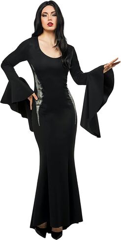 فستان أزياء Rubie's الأربعاء التلفزيوني للسيدات من Morticia Addams in Kuwait