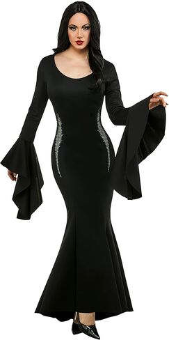 فستان أزياء Rubie's الأربعاء التلفزيوني للسيدات من Morticia Addams in Kuwait