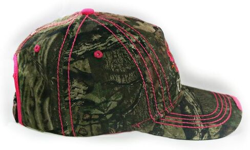 قبعة Camo Cutie، قبعة Mossy Oak Camo مع زخرفة وردية وشعار in Kuwait